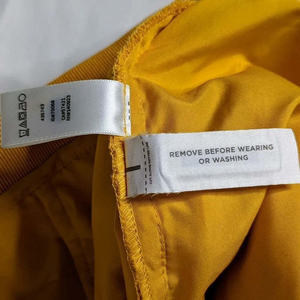 Elegant Yellow Lace Skirt - Picture 4 of 4